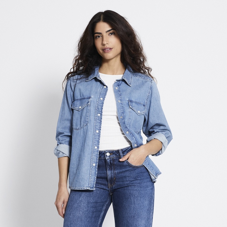 Denim shirt "Dallas" Mid wash